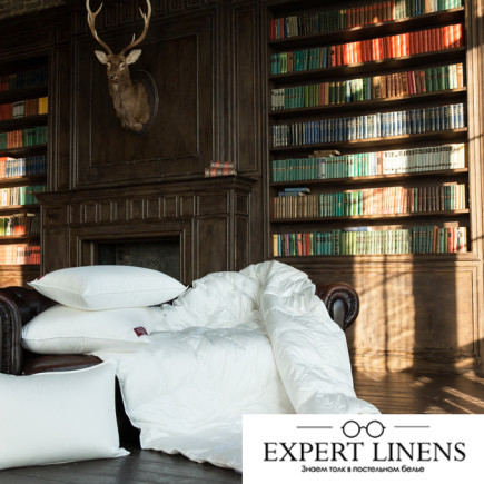 Одеяло Luxe Двойное, 100% гусиный пух в сатине тенсел, теплое (200х200 см)